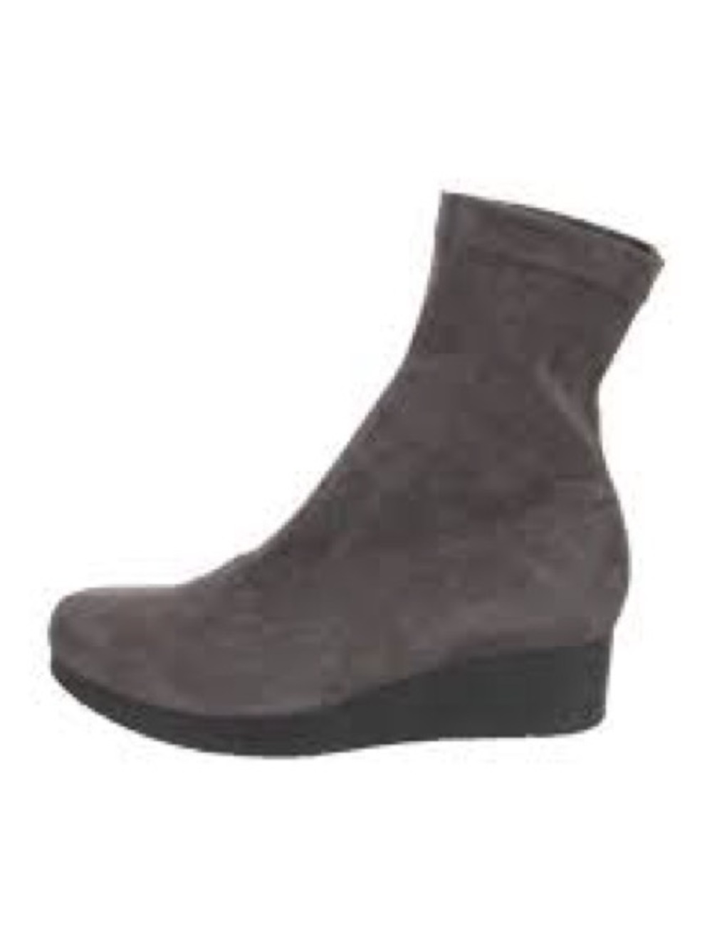 Women's Robert Clergerie black/grey suede sock boots
